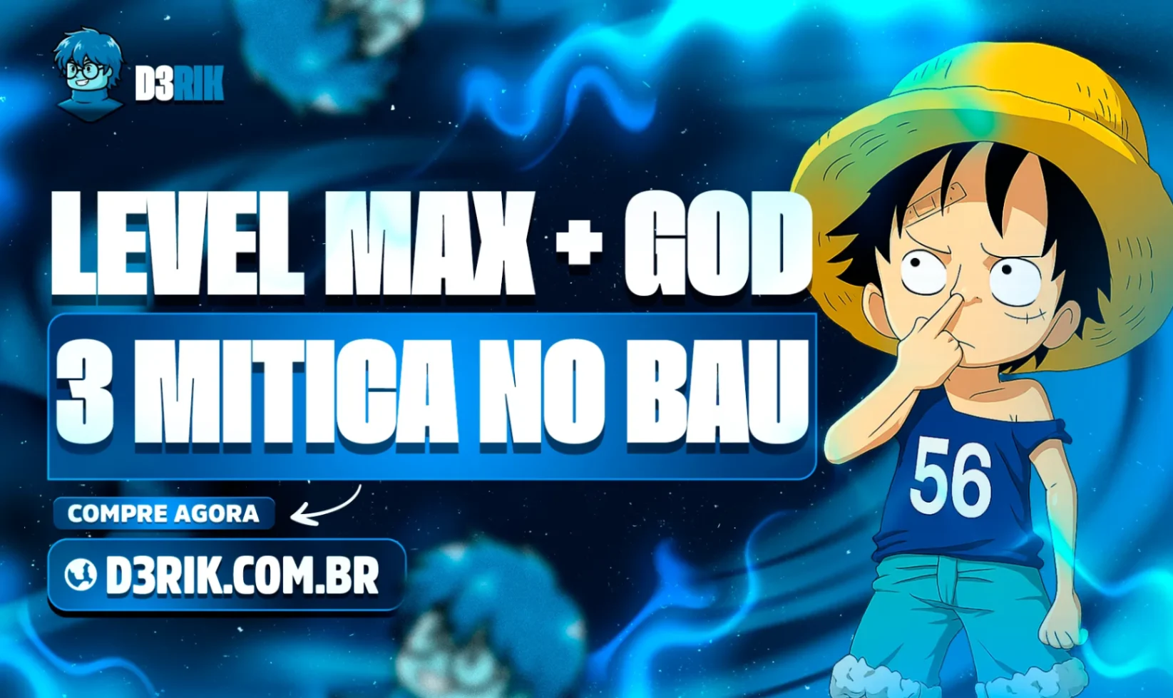 3 Frutas Míticas Garantidas no Baú + Godhuman + Level Máximo