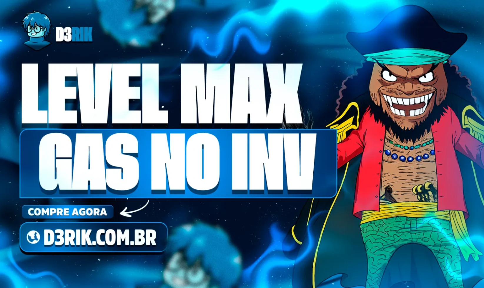 Gas no Inventário + Godhuman + Level Máximo