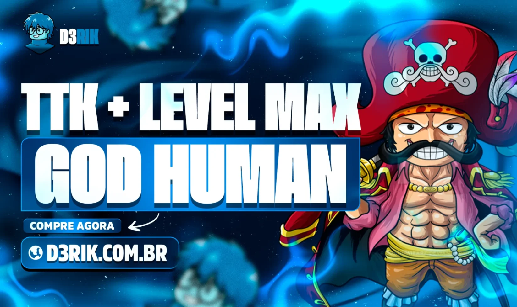 True Triple Katana (TTK) + Godhuman + Level Máximo