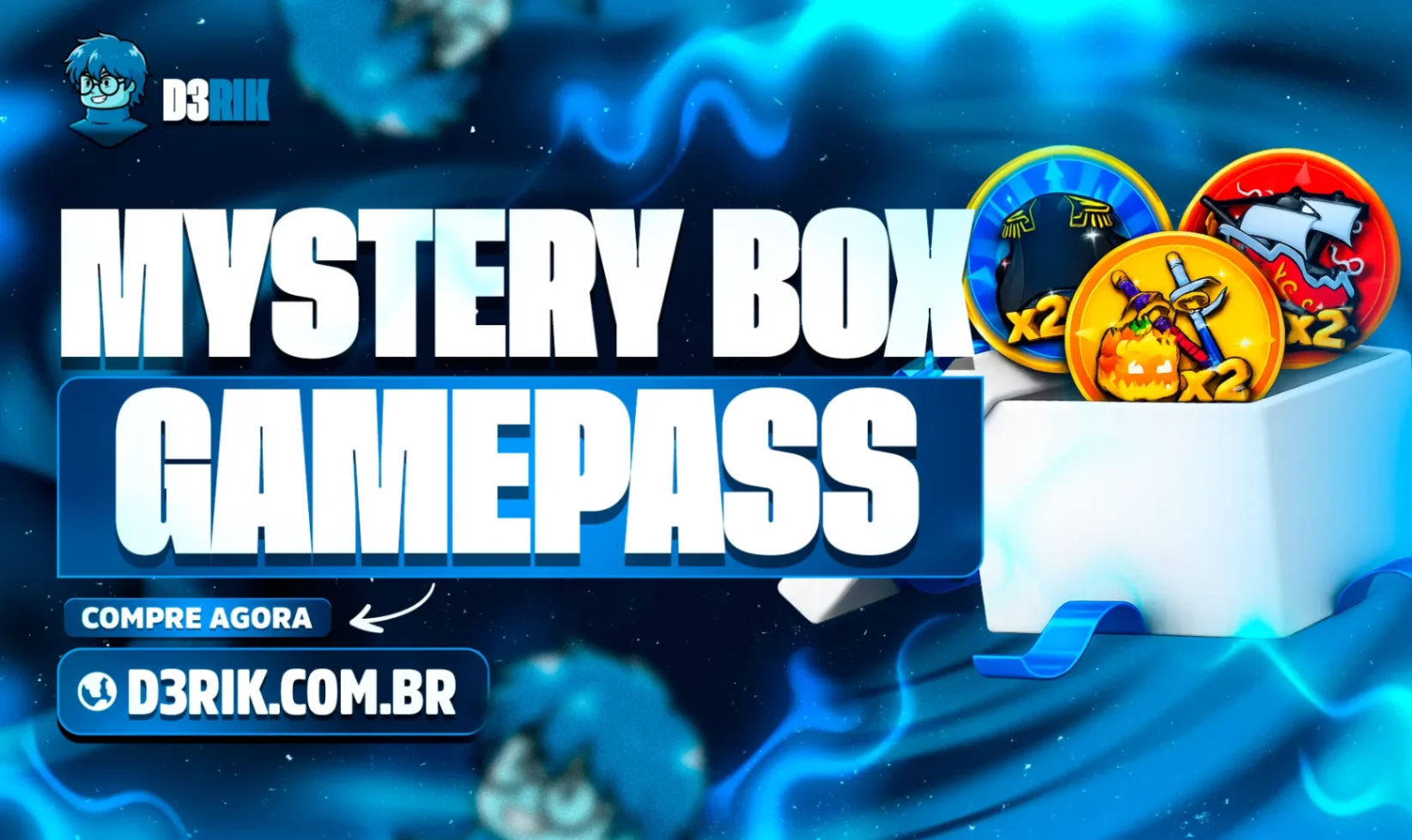 Mystery Box Gamepass (Dark Blade & Notificador)