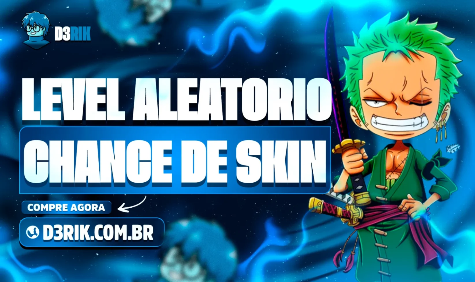 Conta com Chance de Skin + Level Aleatório