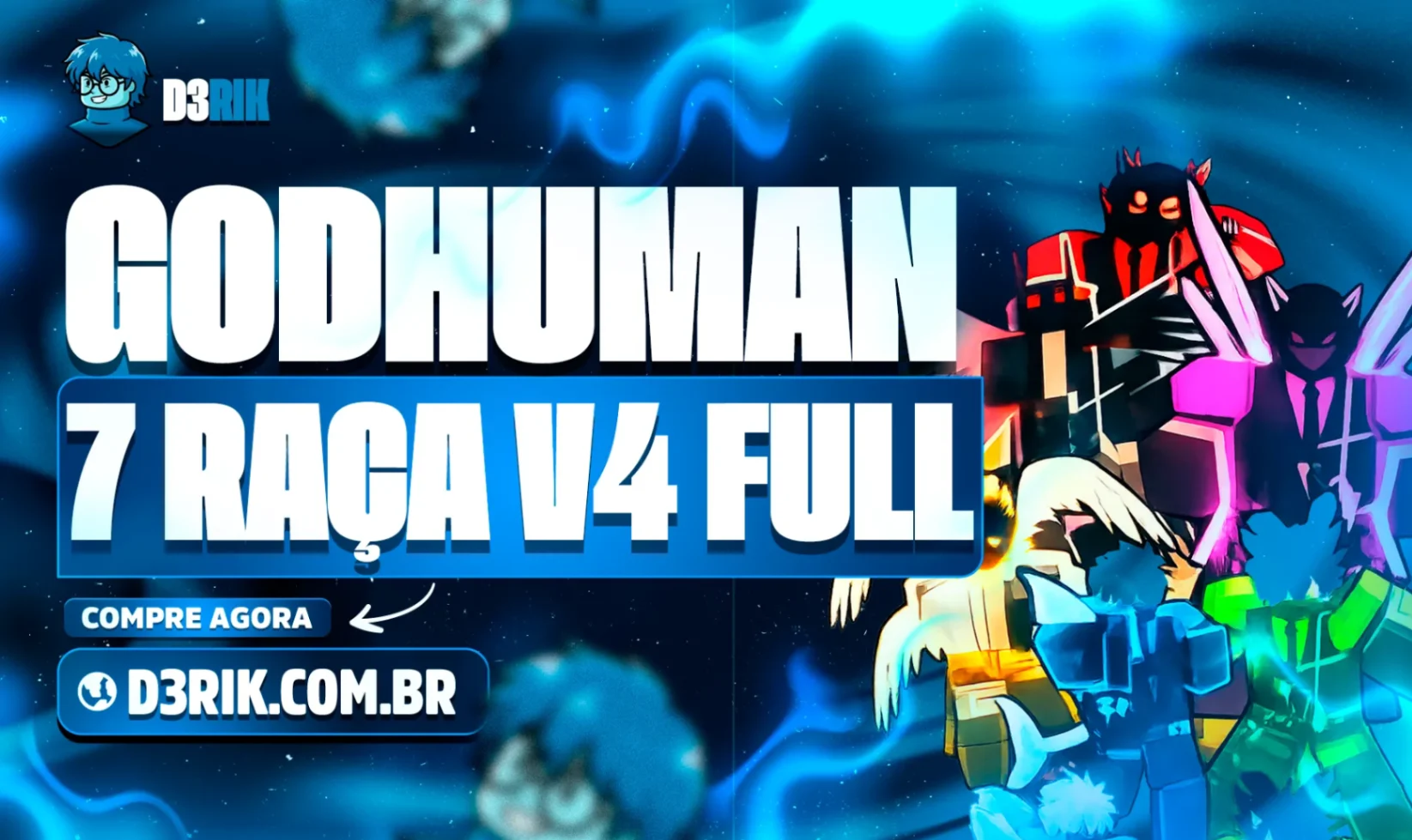 7 Raças V4 Full Gear + Dragon Heart + Dragonstorm + Cursed Dual Katana (CDK) + Godhuman