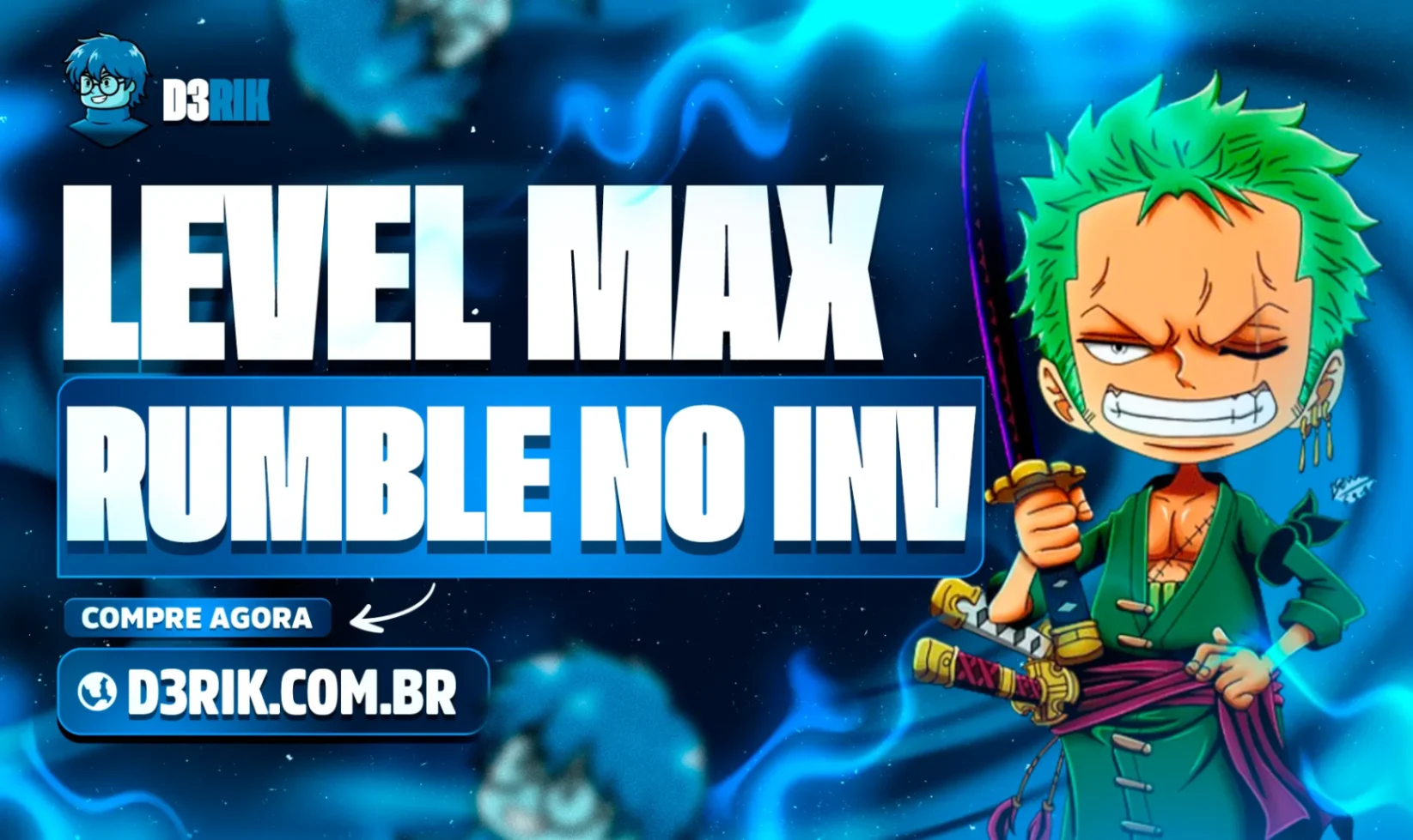 Lightning (Rumble) no Inventário + Godhuman + Level Aleatório