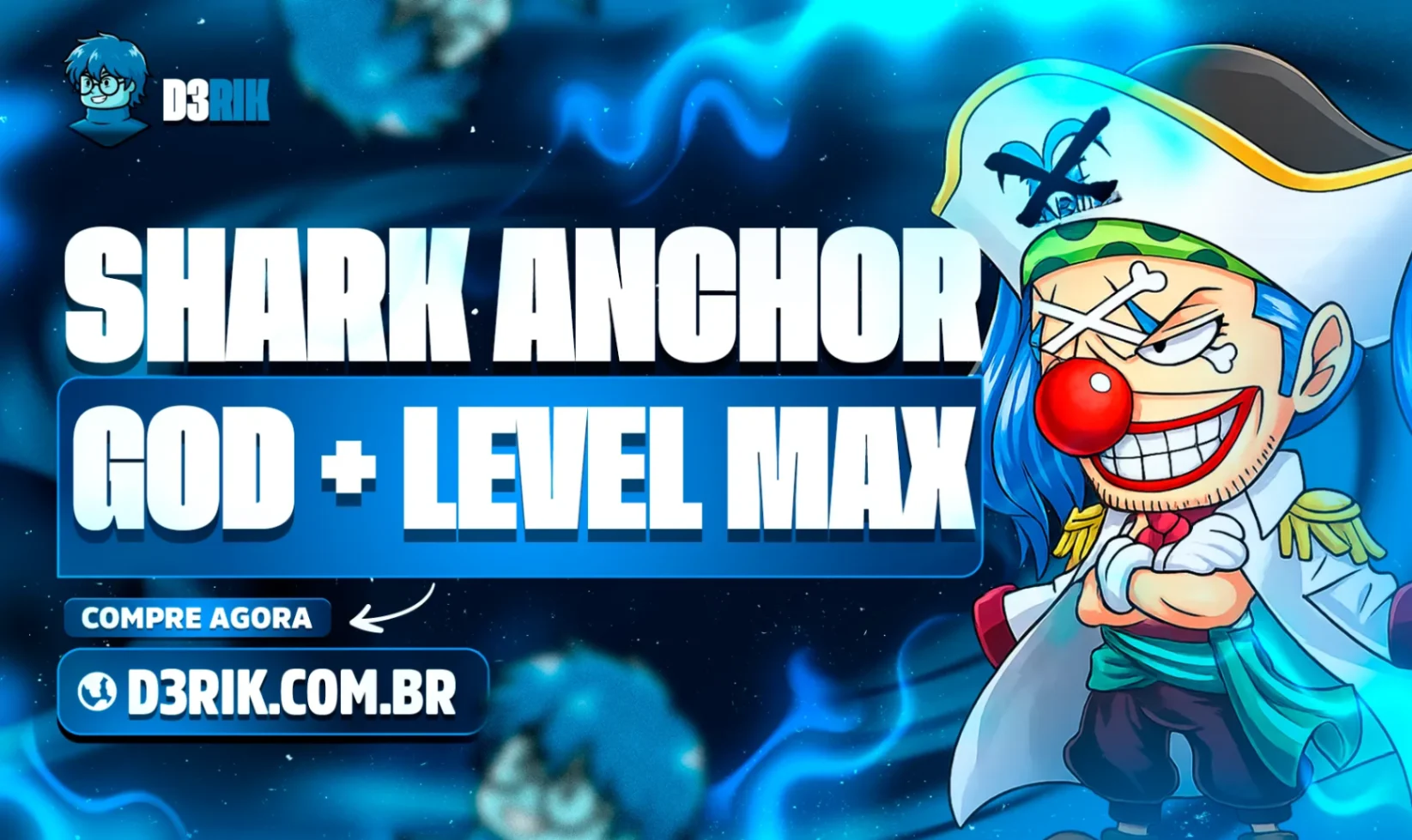 Shark Anchor + Godhuman + Level Máximo