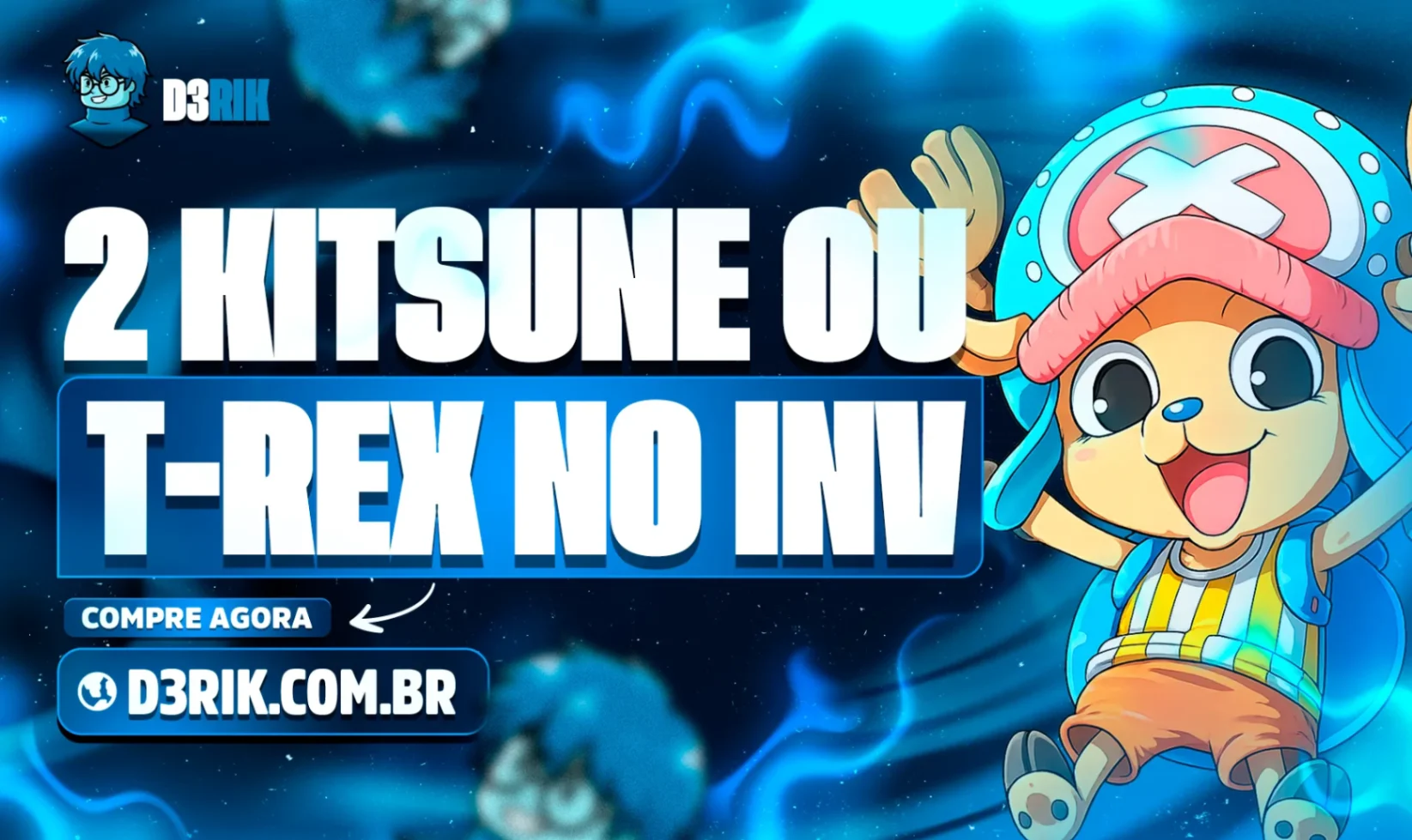 Conta com 2 Kitsune ou T-Rex no Inventário